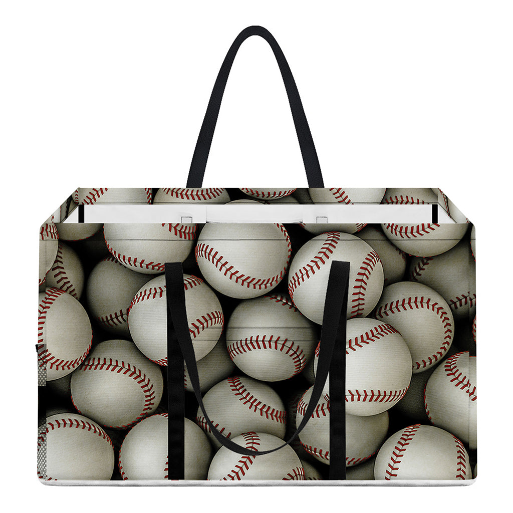 Baseballs 3D Print Utility Tote Bag