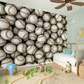 Baseballs 3D Print Wall Sticker