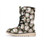 Baseballs 3D Print Winter Boots