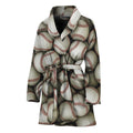 Baseballs 3D Print Women's Bathrobe