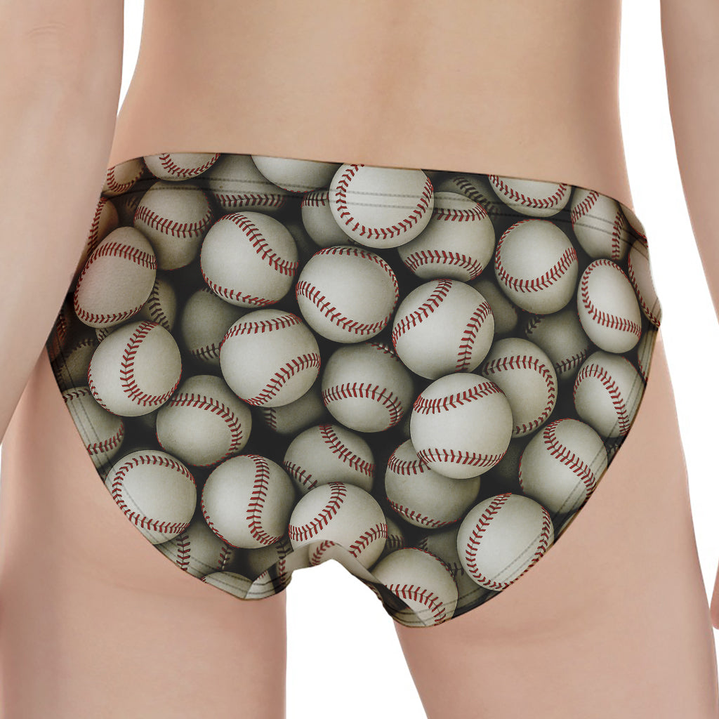 Baseballs 3D Print Women's Panties