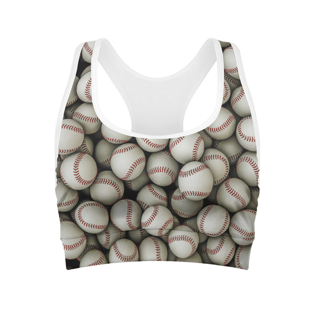Baseballs 3D Print Women's Sports Bra – GearFrost