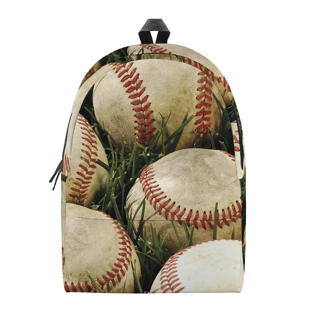 Baseballs On Field Print Backpack