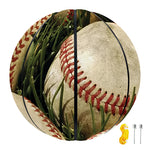 Baseballs On Field Print Basketball