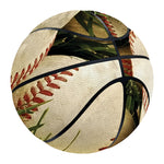 Baseballs On Field Print Basketball