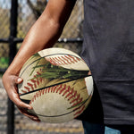 Baseballs On Field Print Basketball