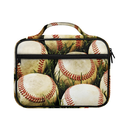 Baseballs On Field Print Briefcase Bible Bag