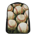 Baseballs On Field Print Casual Backpack