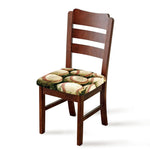 Baseballs On Field Print Chair Cushion Cover