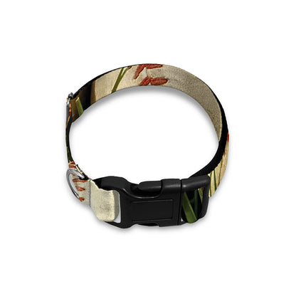 Baseballs On Field Print Dog Collar