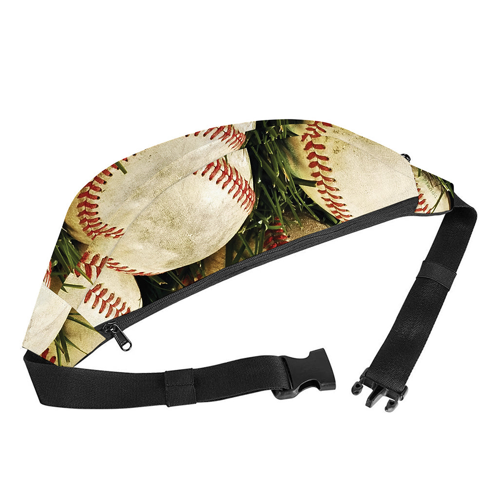 Baseballs On Field Print Fanny Pack