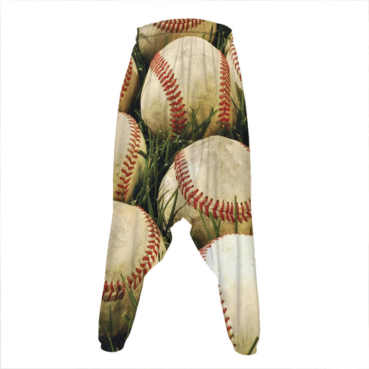 Baseballs On Field Print Hammer Pants