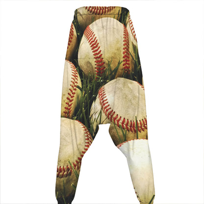 Baseballs On Field Print Hammer Pants