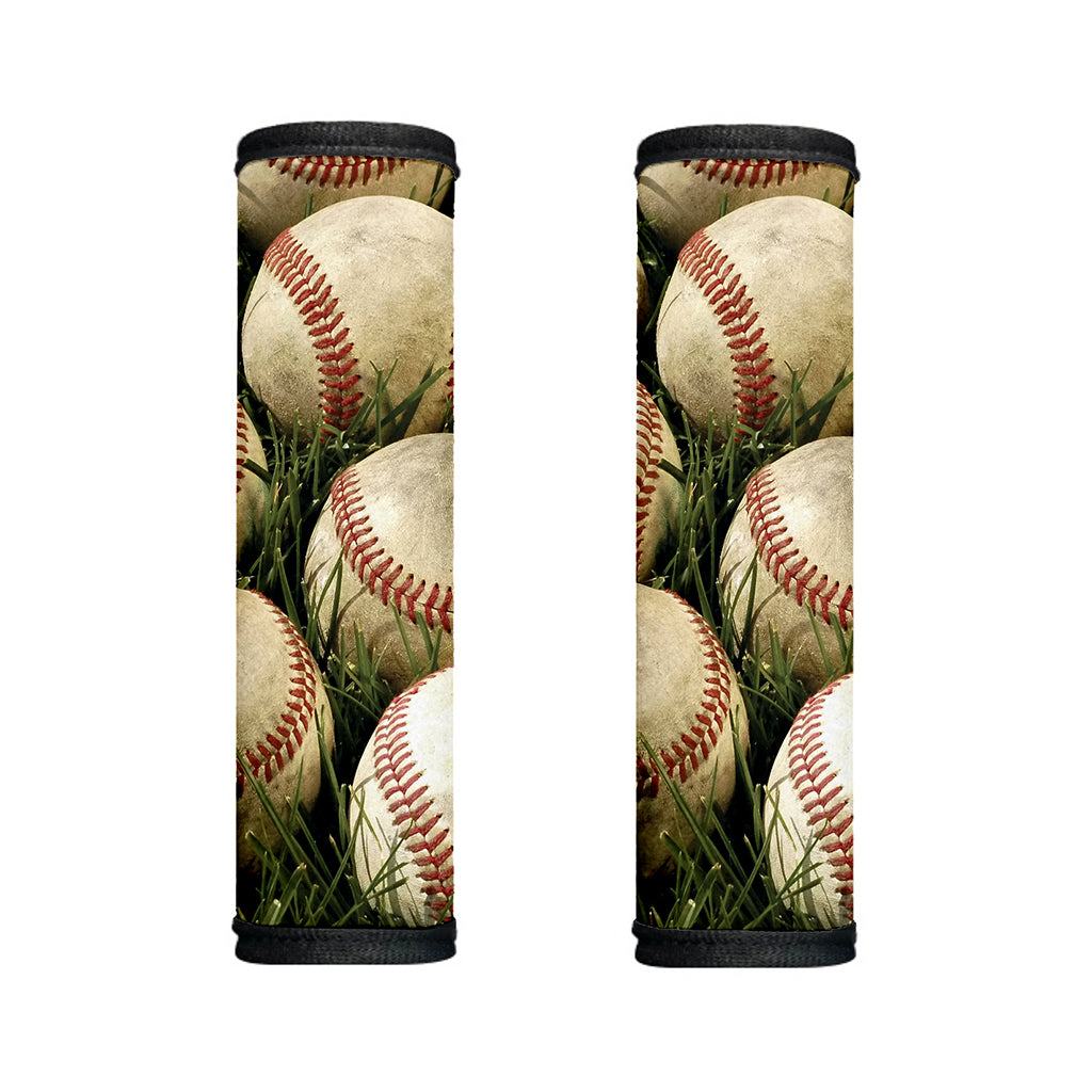 Baseballs On Field Print Handle Covers