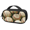 Baseballs On Field Print Portable Cooler Travel Case