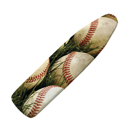 Baseballs On Field Print Ironing Board Cover