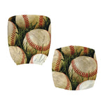 Baseballs On Field Print Office Chair Cover