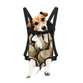 Baseballs On Field Print Pet Carrier Backpack