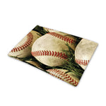 Baseballs On Field Print Pet Cooling Mat Cover