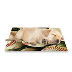 Baseballs On Field Print Pet Cooling Mat Cover