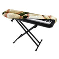 Baseballs On Field Print Piano Keyboard Cover