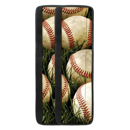 Baseballs On Field Print Refrigerator Handle Covers