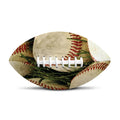 Baseballs On Field Print Rugby Ball