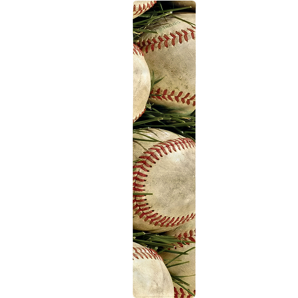Baseballs On Field Print Table Runner