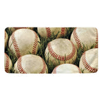 Baseballs On Field Print Towel