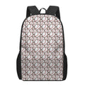 Baseballs Pattern Print 17 Inch Backpack
