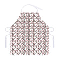 Baseballs Pattern Print Adjustable Apron