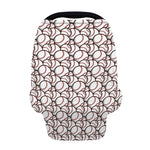 Baseballs Pattern Print Baby Seat Cover