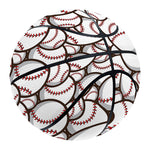 Baseballs Pattern Print Basketball