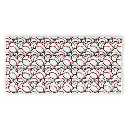 Baseballs Pattern Print Beach Towel