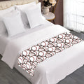 Baseballs Pattern Print Bed Runner