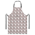 Baseballs Pattern Print Bib Apron With Pocket