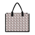 Baseballs Pattern Print Canvas Tote Bag