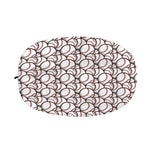 Baseballs Pattern Print Car Side Mirror Covers