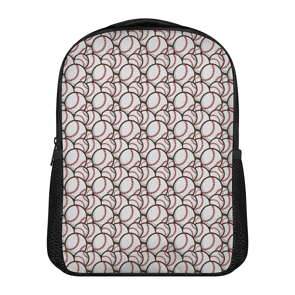 Baseballs Pattern Print Casual Backpack