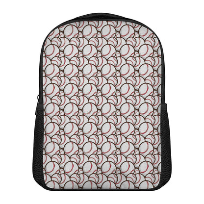 Baseballs Pattern Print Casual Backpack