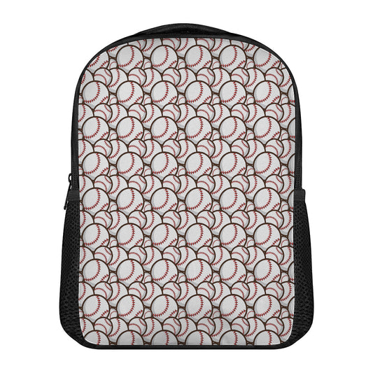 Baseballs Pattern Print Casual Backpack