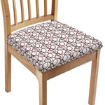 Baseballs Pattern Print Chair Cushion Cover
