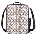 Baseballs Pattern Print Crossbody Lunch Bag