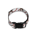 Baseballs Pattern Print Dog Collar