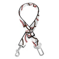 Baseballs Pattern Print Dog Seat Belt
