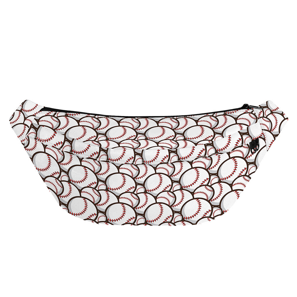 Baseballs Pattern Print Fanny Pack