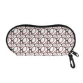 Baseballs Pattern Print Glasses Case