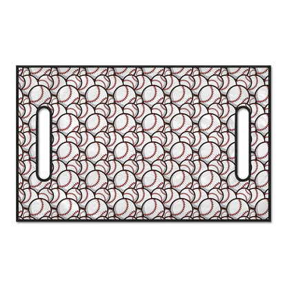 Baseballs Pattern Print Golf Cart Seat Cover