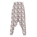 Baseballs Pattern Print Hammer Pants