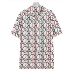 Baseballs Pattern Print Hawaiian Shirt
